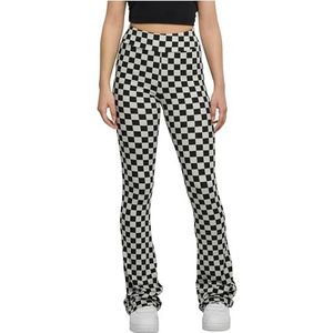 Urban Classics Geruite dameslegging, zwart/licht