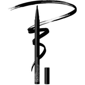 Wet n Wild Breakup Proof Wing Out Waterproof Eyeliner, afgeschuinde kwast voor nauwkeurige en gevleugelde lijnen, zwarte eyeliner, houdt 16 uur, bestand tegen vlekken en verkleuring