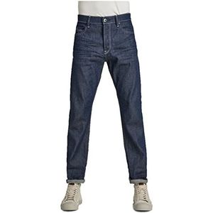 G-STAR RAW Drievoudige rechte jeans voor heren, Blauw (Raw Denim D19164-c665-001)