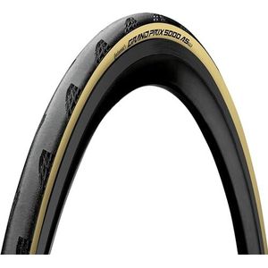 Continental Grand Prix 5000 All Season TR Tire, uniseks, volwassenen, zwart/crème, 700 x 28C
