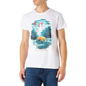 cotton division t-shirt mannen, Wit