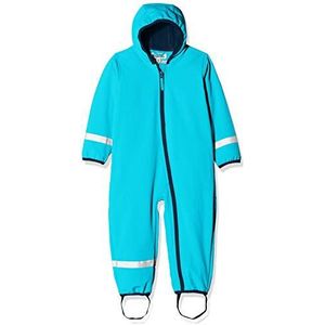 Playshoes Softshell-Overall Combinaison De Neige, Turquoise (Aquablau 23), 95 (Taille Fabricant: 80) Mixte Enfant