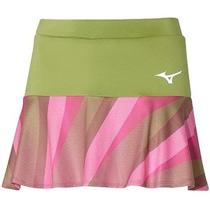 Mizuno Blootgestelde rok, tennisrok voor dames, Calliste Green