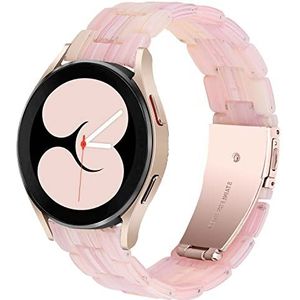 DEALELE Compatibel met Samsung Galaxy Watch 5 / 5 Pro / Galaxy 4 / 4 Classic / Galaxy 3 41 mm / Active 2, 20 mm kleurrijke hars, reservearmband voor Huawei GT2 42 mm/GT3 42 mm, 20 mm, hars