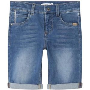 Name It Nkmtheo Dnmclas Long Shorts Noos Heren, Blauwe denim