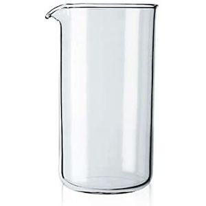 Bodum Reserve beker voor koffiepers, glas, transparant (inhoud: drie kopjes, 0,35 l, 12 oz)