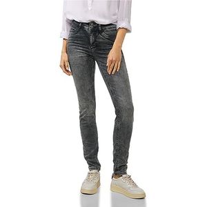 Street One A376589 Slim Jeans met top voor dames, Authentic Dark Grey Wash