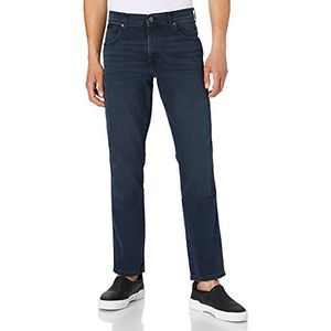 Wrangler Texas W30-W44 heren stretch jeans katoen slim fit blauw, Bruised River