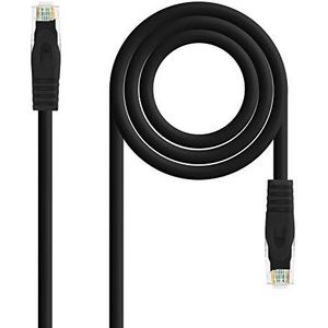 NanoCable 10.20.1805 Ethernet-netwerkkabel RJ45, LSZH UTP Cat.6A, AWG24, 100% koper, zonder legering, grijs, 5 m slang