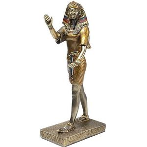 lachineuse - Farao standbeeld 31 cm - Egyptische god - beeldje decoratie antiek Egypte - figuur Egyptisch object - Gouden Egyptische buste - Origineel cadeau-idee - Woondecoratie