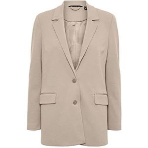 Vero Moda Vmzamira Ls Losse Blazer Ga Noos Damesblazer, grijs.