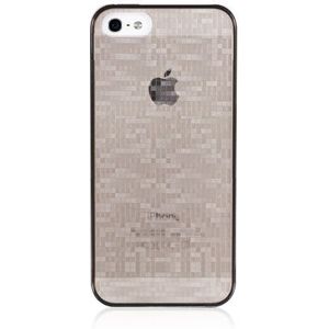 BlingMyThing Mi5-ms-gy-non Motoki mozaïek beschermhoes voor Apple iPhone 5 warm grijs