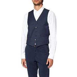 Pierre Cardin Weste Wesley Gilet de costume pour homme, Bleu (Blau 3101), 58