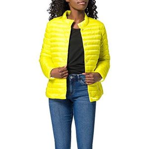 Geox Dames Down Coat, neongeel