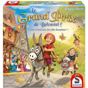 Schmidt Spiele 88408 De Grand Prix van Belcastel, kinderspel, Franse versie