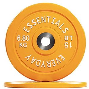 BalanceFrom Everyday Essentials Olympische halterschijven met stalen naaf, 2 stuks