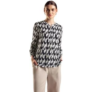 Street One A344894 bedrukte tuniek voor dames, zwart., 38