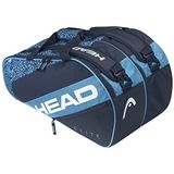 HEAD Elite Padel Supercombi tennistas, uniseks, volwassenen, blauw/marineblauw, padel tas