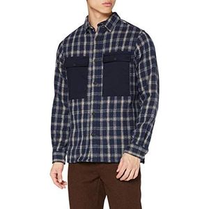 KRONSTADT T-shirt L/S voor heren, Navy Blauw
