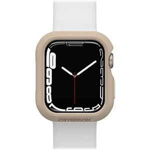 OtterBox All Day Bumper voor Apple Watch Series 9/8/7-41mm, schokbestendig, valbescherming, elegante beschermhoes, beschermt het scherm en de randen, beige