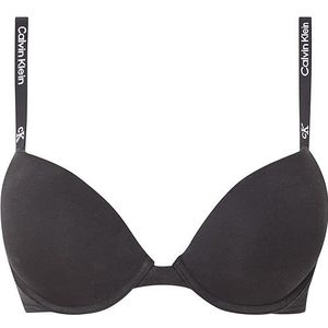 Calvin Klein Push-up damesbeha zwart 90E, zwart.