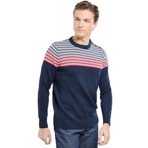 Armor Lux Trui Marin Deauville, Marine Deep/Cardinal/Natur, XXL, Marine Deep / Kardinaal / Natur