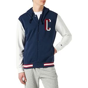 Champion Sweat à capuche pour homme, Bleu marine, S