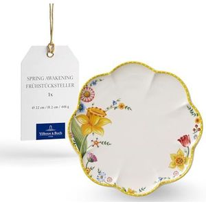 Villeroy & Boch Spring Awakening dessertbord, 22 cm, porselein, wit/meerkleurig