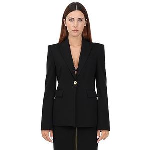 Pinko Gianburrasca Punto stofblazer voor dames, Z99_Nero Limousine