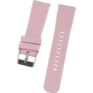 PETER JÄCKEL Roze eenvoudige 20 mm siliconen armband, Kunststof