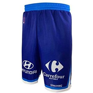 Antibes Sharks Officiële shorts voor buiten 2019-2020, basketbalshorts, officiële shorts voor buiten 2019-2020, uniseks, Blauw