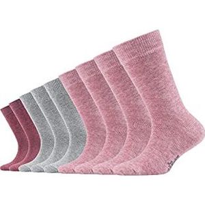 s.Oliver Socks S20031 Meisjessokken (9 stuks), Roze (Heather Rose 0070)