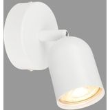 BRILONER — Leeslamp, wandlamp binnen, wandlamp binnen, draaibaar, woonkamerlamp, wit metaal