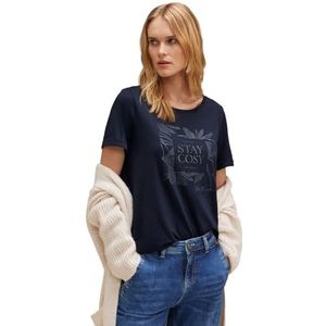Street One A320589 T-shirt dames, Donkerblauw