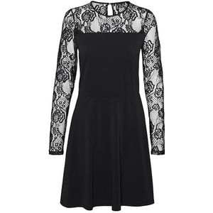 VERO MODA Vmsara Ls Flared Mini robe courte JRS pour femme, Noir, XXS