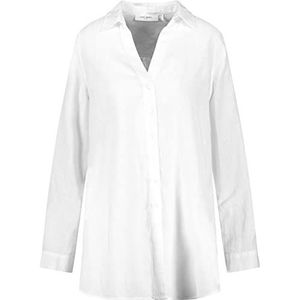 Gerry Weber Edition 860036-66435 blouse, wit/wit, 40 dames, wit/wit, maat 40, Weiss