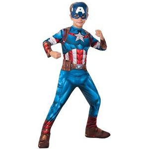 Rubie's Officieel Marvel-kostuum klassiek ""Captain America"" – maat XS 3 – 4 jaar – I-702563XS