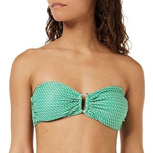 Minus Cilia Dames bikinitop logo print groen M, groene logoprint