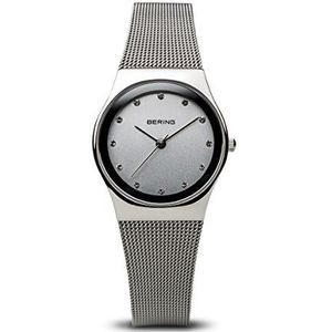 BERING Dames Analoog Quarz Classic Collection Polshorloge met Roestvrij staal Armband en Saffier glas 12927-000