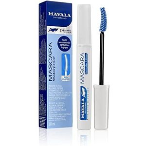 Mavala - Mascara met verlengd effect, waterbestendig, make-up voor wimpers met zijdeproteïnen, oogheelkundig getest - 06 ijsblauw