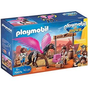 PLAYMOBIL  PLAYMOBIL: THE MOVIE Marla en Del met Gevleugeld Paard - 70074