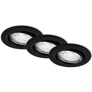 BRILONER Leuchten LED-inbouwspots set van 3 GU10 3,5 W elk 350 lm 3000 K 86 x 70 mm (DxH), 7144-035