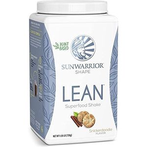 Sunwarrior Lean Meal Illumin8 Shake Snickerdoodle voor unisex, 1 stuk