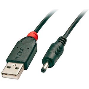 LINDY Adapterkabel USB naar DC 0,7 / 2,5 mm, 1,5 m