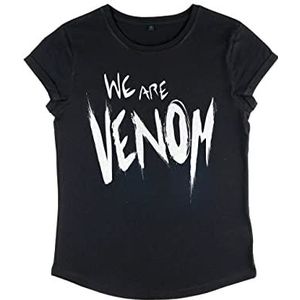 Marvel T-shirt Avengers Classic-We are Venom Slime voor dames, zwart.