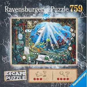 Ravensburger 759 stukjes Escape onderwaterpuzzel volwassenen, 4005556199594, andere