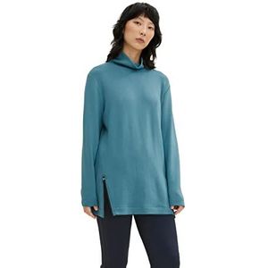 TOM TAILOR Dames sweatshirt, 13222 - Pastel Teal, L, 13222 - Pastel Teal
