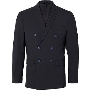 SELECTED HOMME Klassieke blazer met dubbele rij knopen, marineblauwe blazer, 102, marineblauw blazer