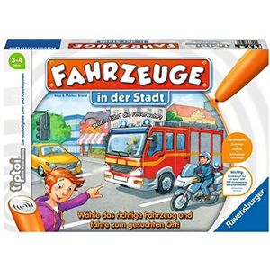 Ravensburger Tiptoi Voertuigen in de Stad, Spel voor Kinderen, in het Duits, Meerkleurig