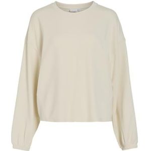 VILA Vianira O-hals L/S Top/R Vianira damestop met ronde hals L/S (1 stuk), Berk